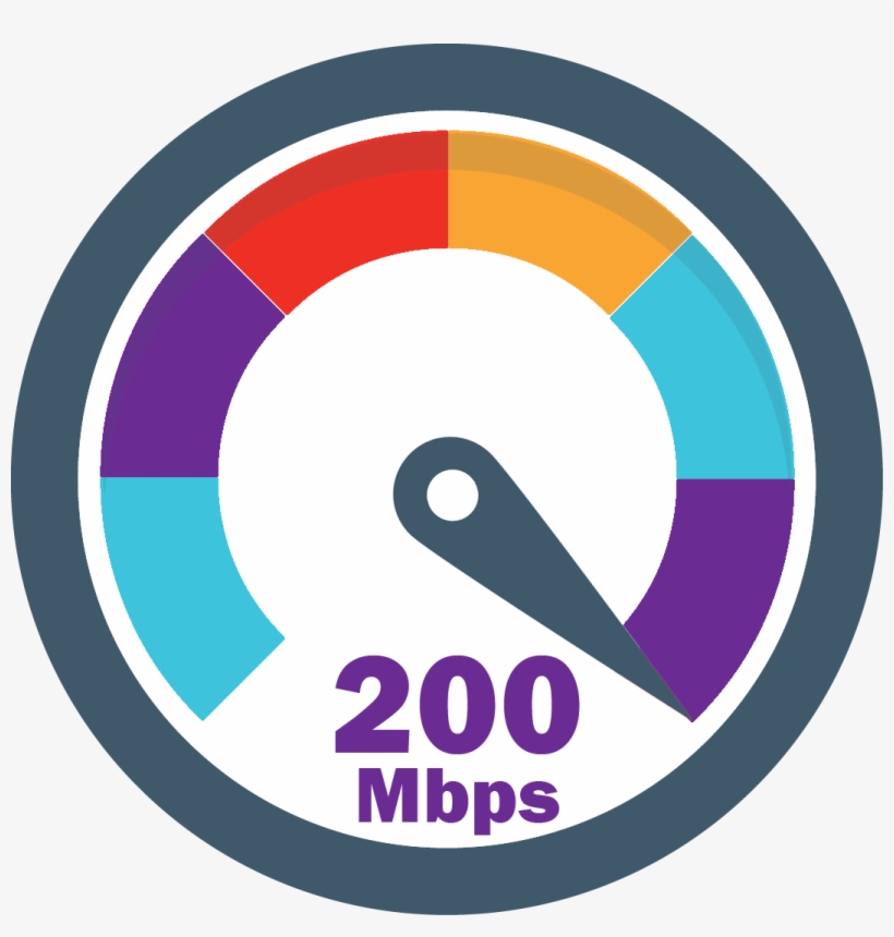 Speedometer200 - Portable Network Graphics, transparent png download