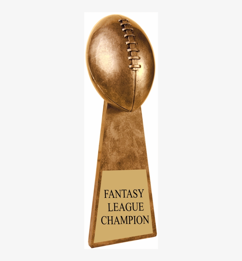 Championship Gold Tower Football Trophy R320ftbl - Custom 15" Antique Gold Football Award, Promotional, transparent png download