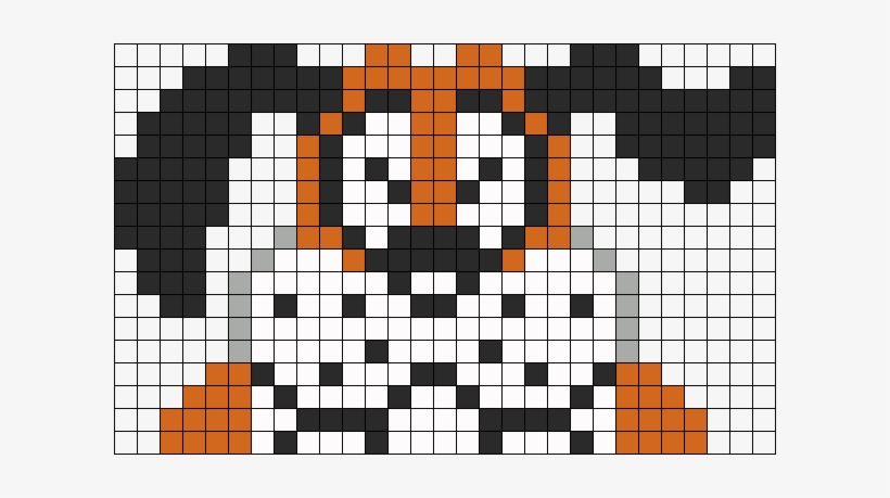 Duck Hunt Laughing Dog Perler Bead Pattern / Bead Sprite - Perler Bead Duck Hunt, transparent png download