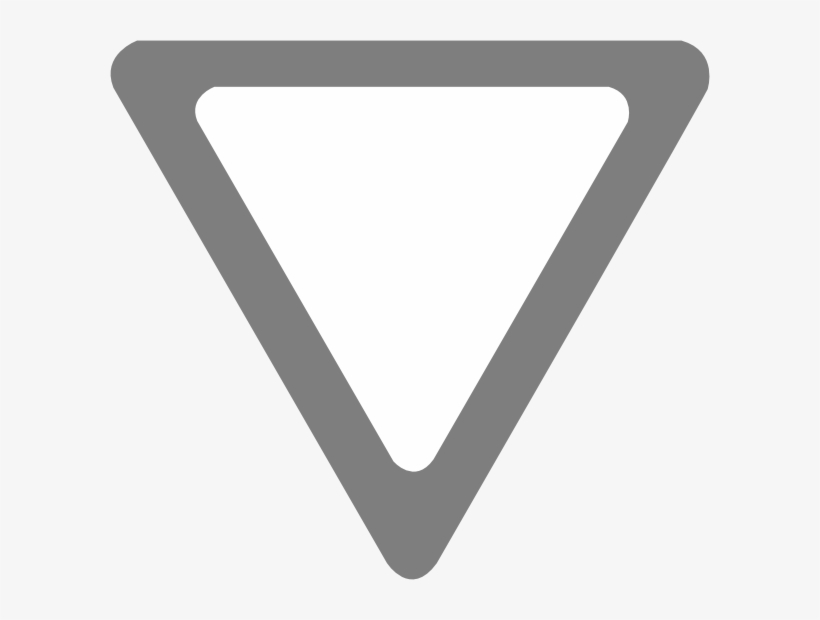 Grey Yield Sign Clipart Png For Web Transparent Png 600x540 Free Download On Nicepng