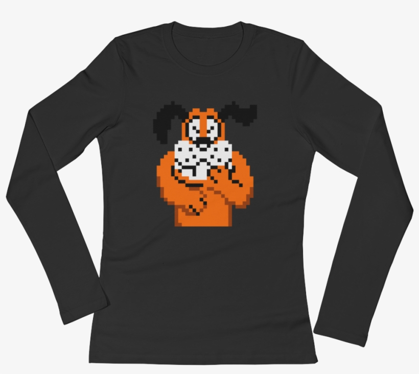Duck Hunt Dog Laughing Nes Retro Vintage Video Game - Shirt, transparent png download