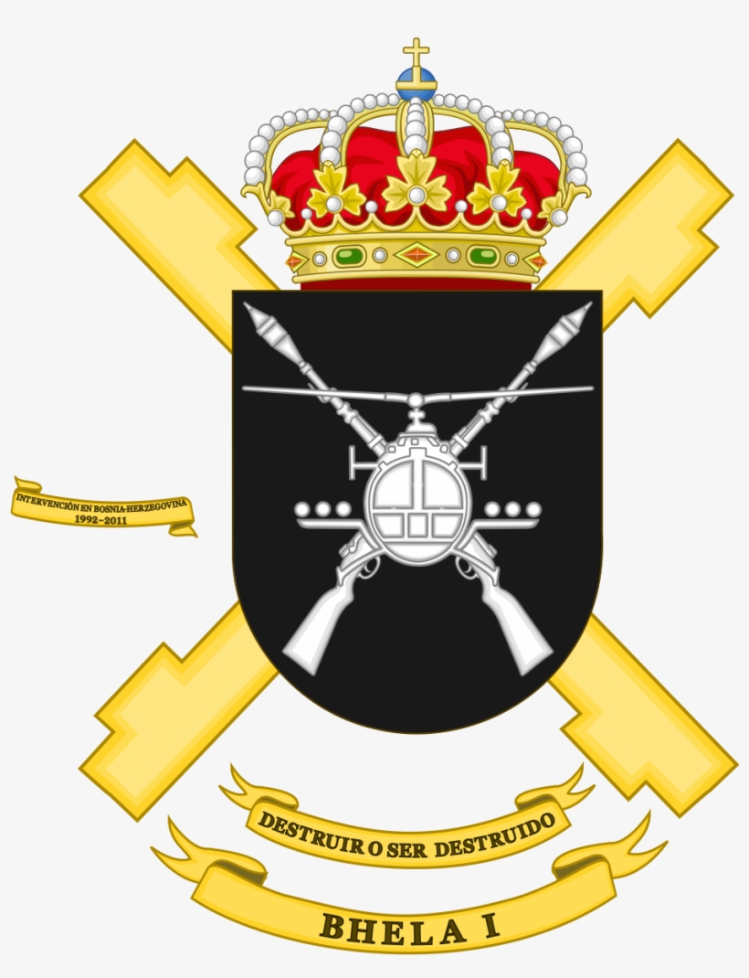 Attack Helicopter Battalion I, Spanish Army - Transport Coat Of Arms, transparent png download