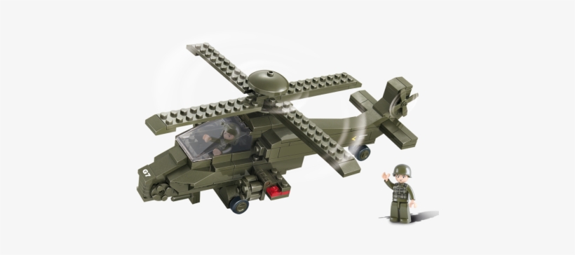 Sluban Attack Helicopter M38-b0298 - Sluban - Model Attack Helicopter, transparent png download