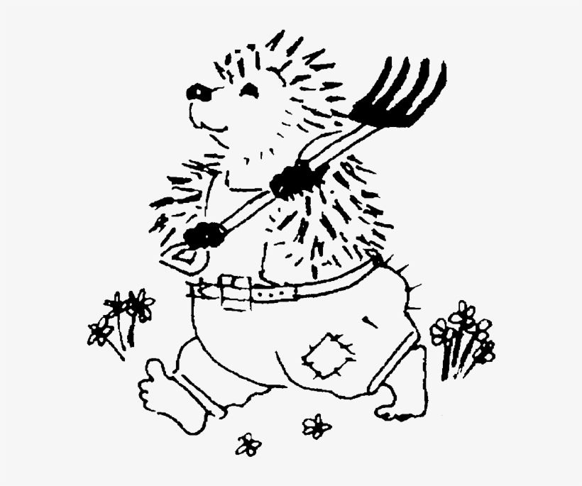 Gardening With Hedgehogs The British Hedgehog Preservation - Drawing Cartoon Houses On Bonfire Line Drawing, transparent png download