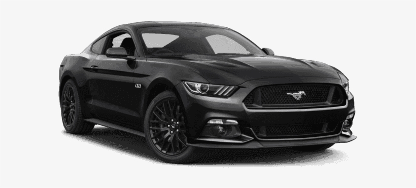 Black Mustang Png - 2017 Black Ford Mustang, transparent png download