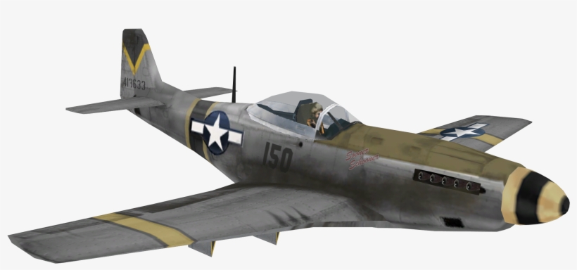 P-51 Mustang Model Waw - North American P-51 Mustang, transparent png download