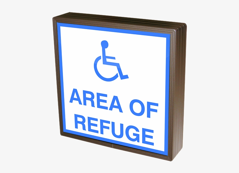 Area Of Refuge W/handicap Symbol - Disability, transparent png download