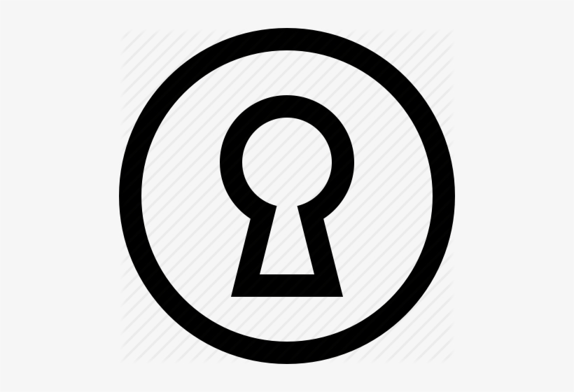Key Hole Png - Back To Top Icon Png, transparent png download