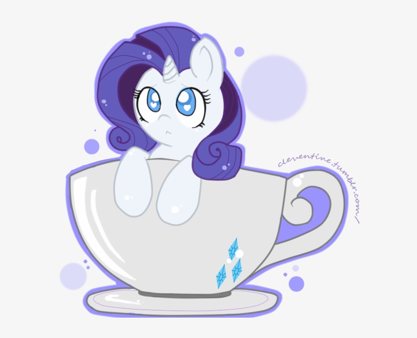 Cleventine, Cup, Cup Of Pony, Micro, Pony, Raritea, - Cartoon, transparent png download