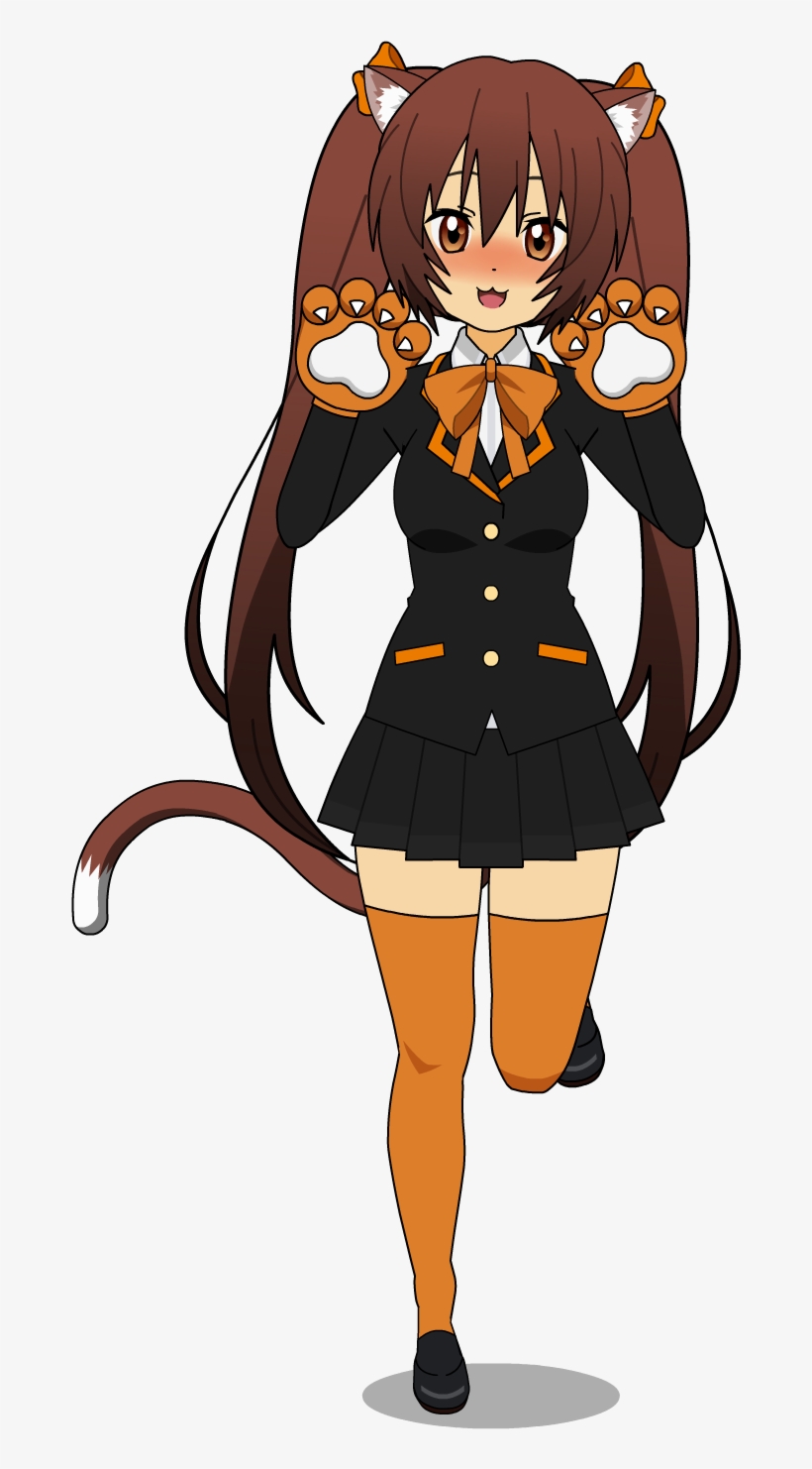 Irina As A Neko - Cartoon, transparent png download