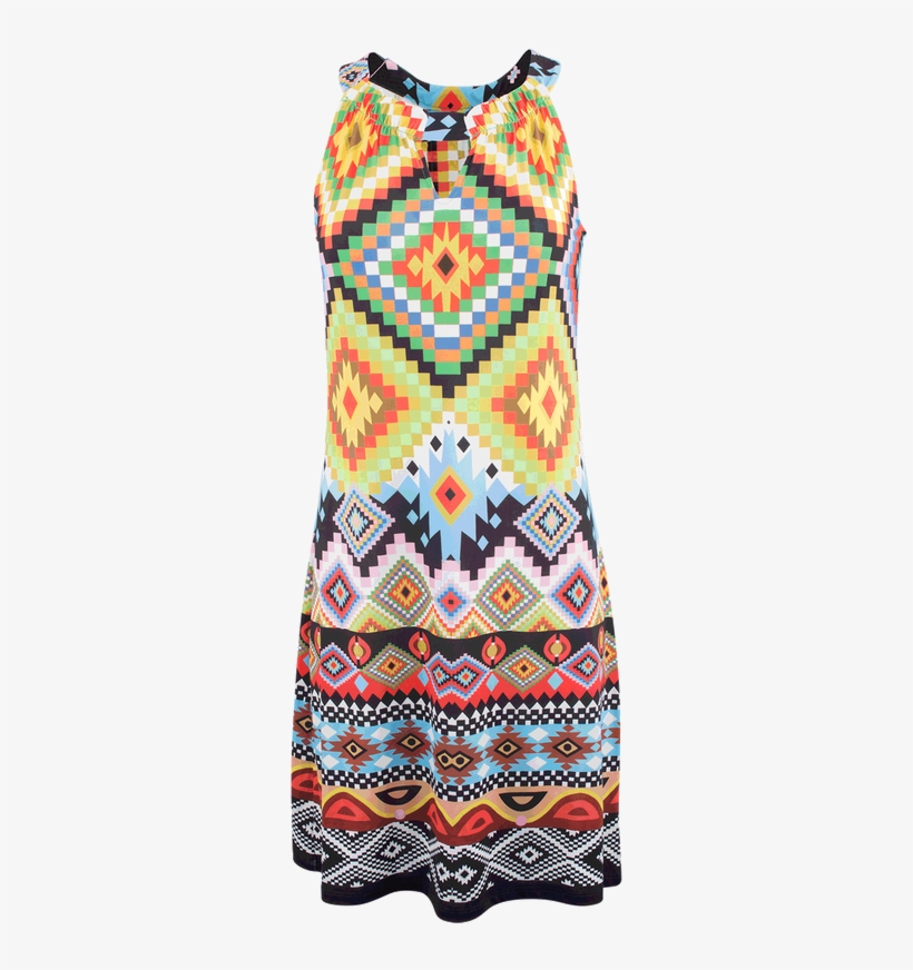 Isle Sorrento Keyhole Dress - Day Dress, transparent png download