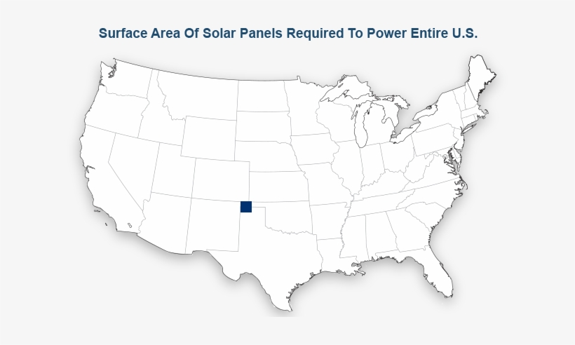 If This Company Creates A Solar Farm The Size Of A - Area Of Solar Panels Needed To Power, transparent png download