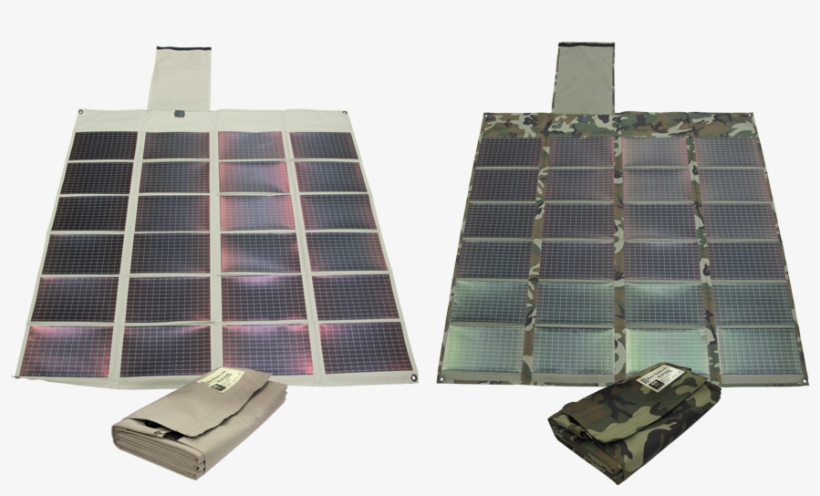 60w Solar Panels - Gray Conformal Wearable Battery, transparent png download