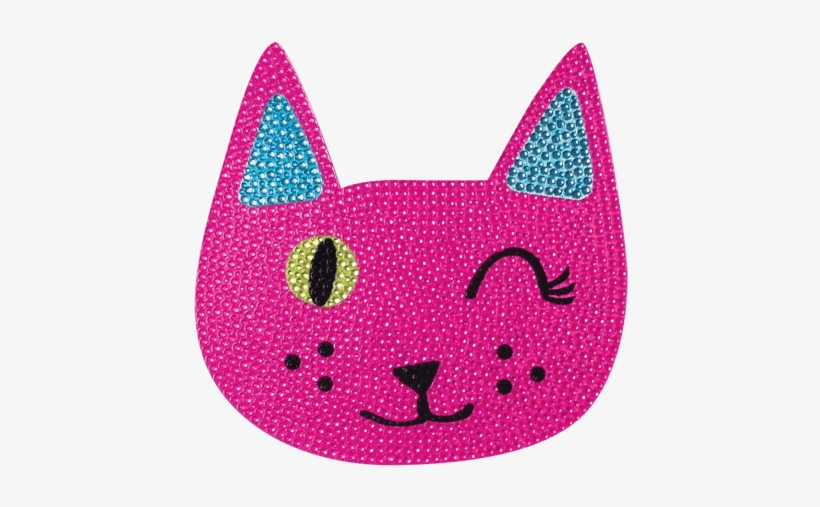 Picture Of Winking Cat Rhinestone Decals - Frankie's On The Park, transparent png download