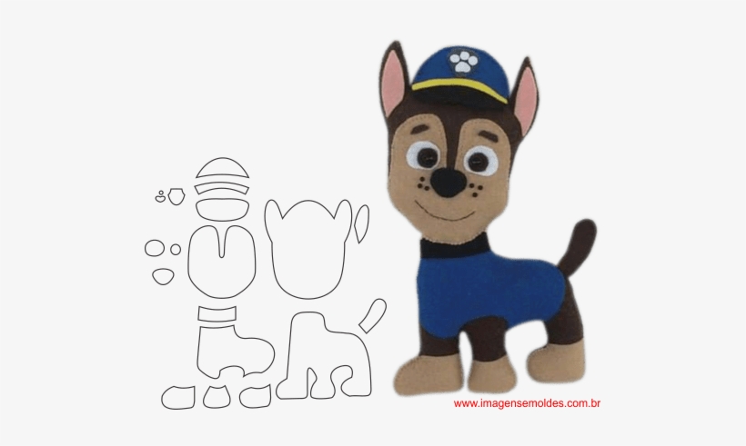 Molde Da Patrulha Canina Em Eva, transparent png download