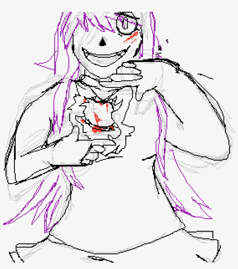 Showing You My Heart Sketch - Cartoon, transparent png download