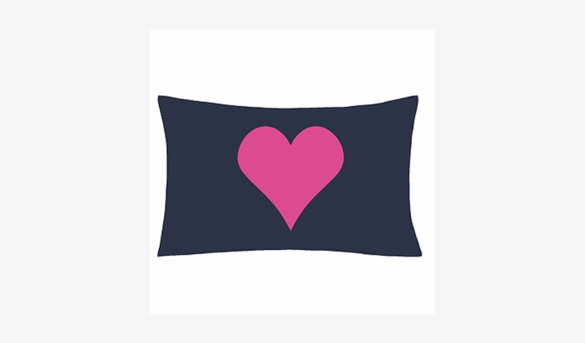 Glow Sketch Heart Pillow Case - Pillow, transparent png download