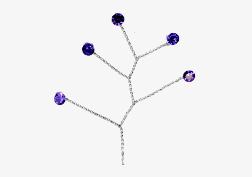 Rhinestone Quintet Amethyst - Kara's Kisses Rhinestone Quintet - Purple (5mm Rhinestone,, transparent png download