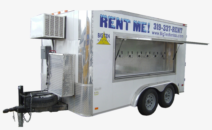 Rent Our Refrigerated Beer Trailer - Beer Keg Trucks, transparent png download