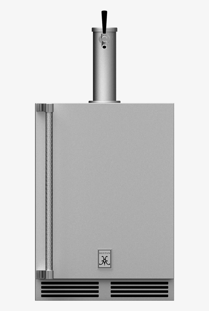 24 Single Faucet Beer Dispenser - Hestan Gfdsr241 Keg Cooler - 23.9" - 5.2 Cu Ft - Stainless, transparent png download