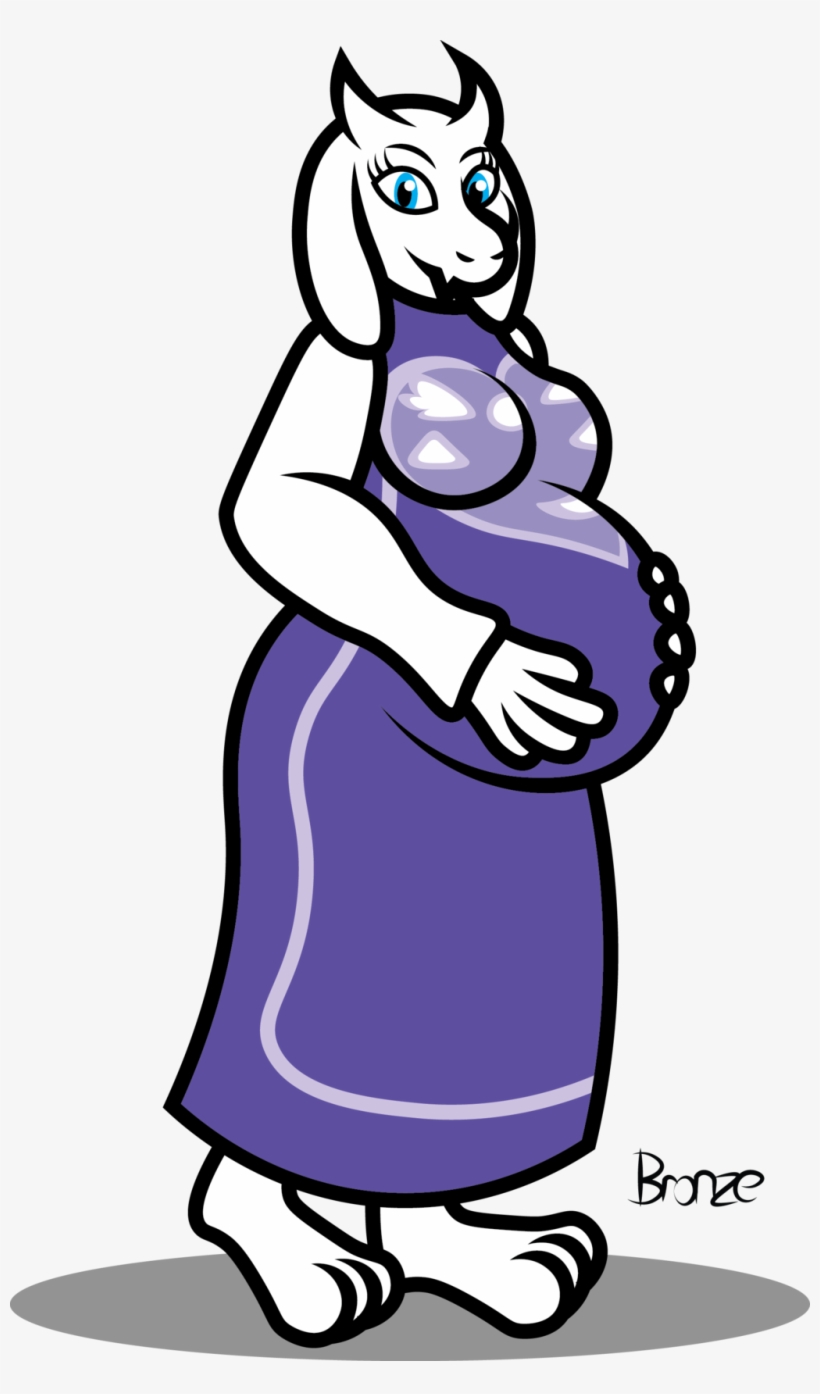 Toriel - Undertale Toriel Pregnant, transparent png download