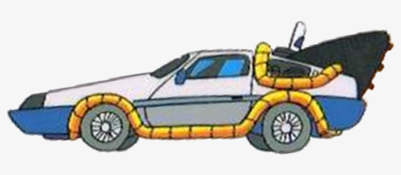 Delorean Time Machine Powerpuff Girls Time Machine Transparent Png 804x281 Free Download On Nicepng