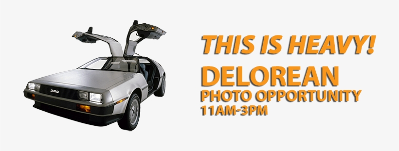 Delorean-749x250 - Back To The Future, transparent png download