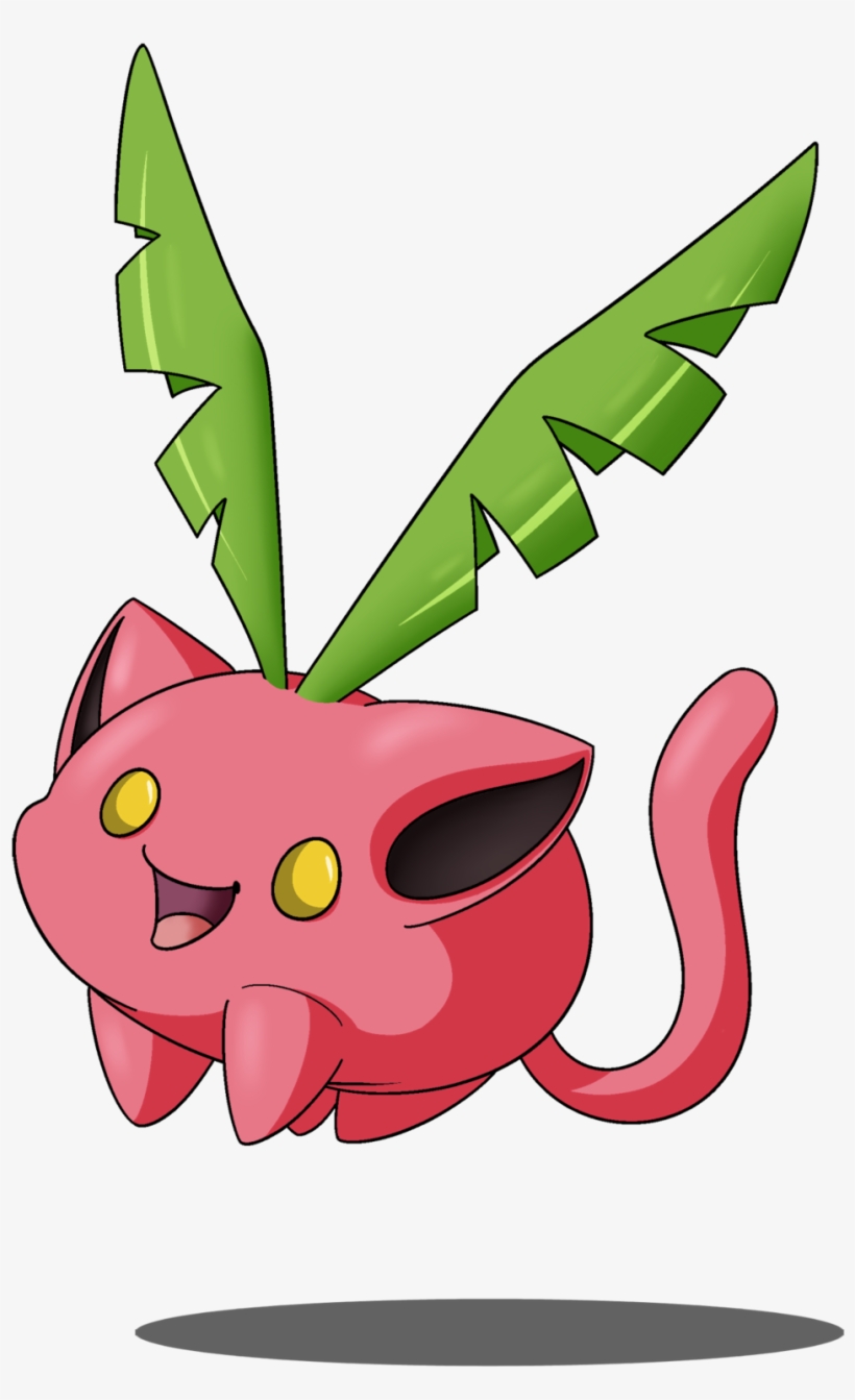 Catbug Is A Really, Really Chubby Hoppip - Hoppip, transparent png download