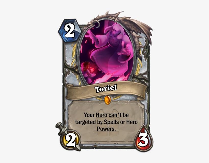 In The Game, Toriel Wants To Protect The Main Character - Gnomeferatu Hearthstone, transparent png download
