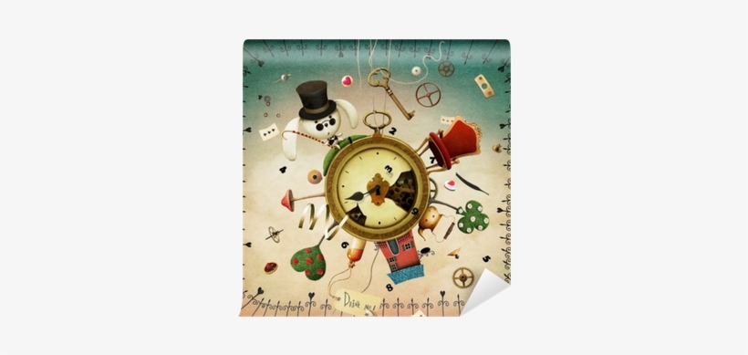Fantasy Illustration Of Fairy Tale Alice In Wonderland - Alice In Wonderland And Data, transparent png download