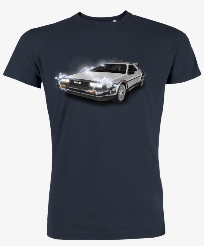 Delorean T Shirt Stanley T Shirt Navy, transparent png download