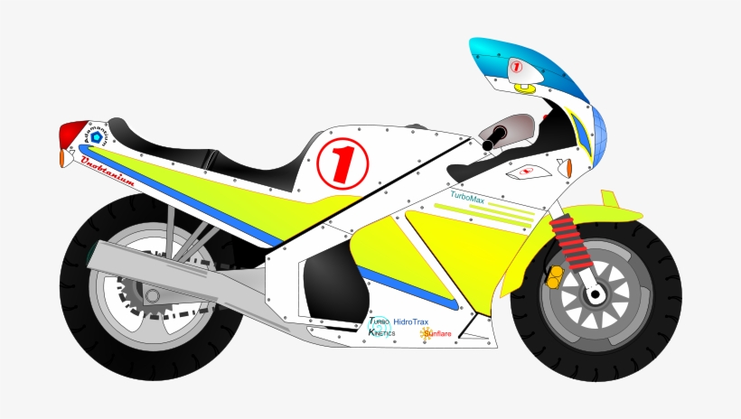 Biker Clipart Motor - Motor Cycle Clip Art Png, transparent png download