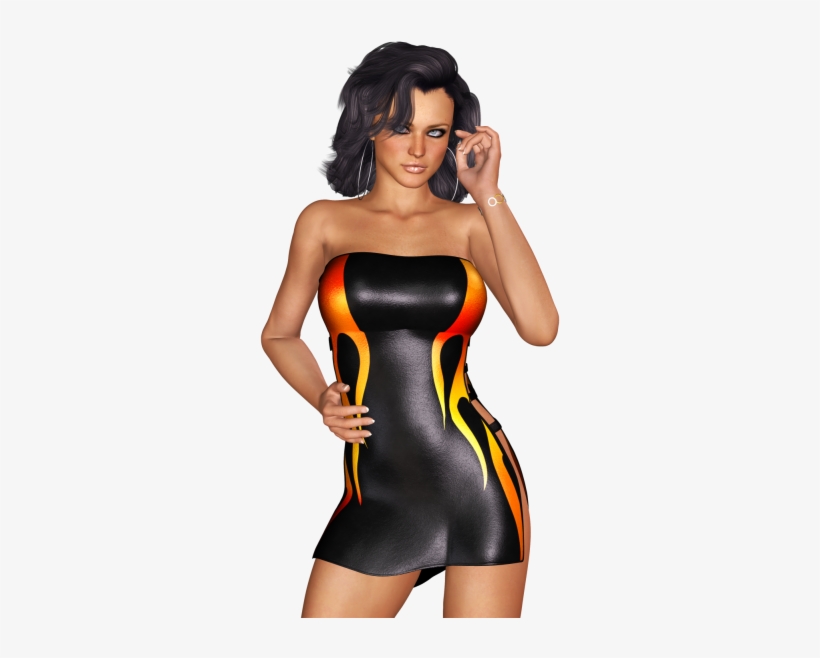 Biker-girl - Motorcycle, transparent png download