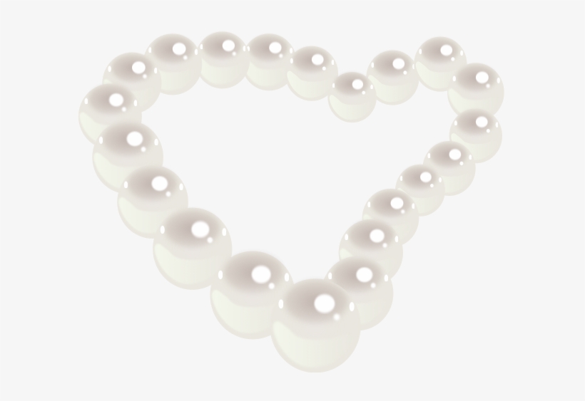 Pearl Heart Clipart Png For Web, transparent png download