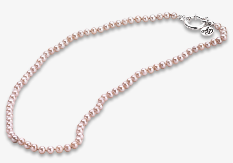 Pink Pearl Necklace Png Clip Art Transparent - Necklace, transparent png download