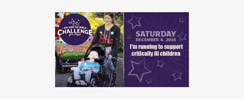 Facebook Cover Photo - Give Kids The World Challenge For Hope, transparent png download