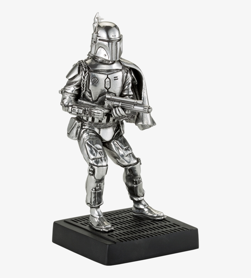 Boba Fett Figurine Pewter Collectible - Star Wars Boba Fett Figurine, transparent png download