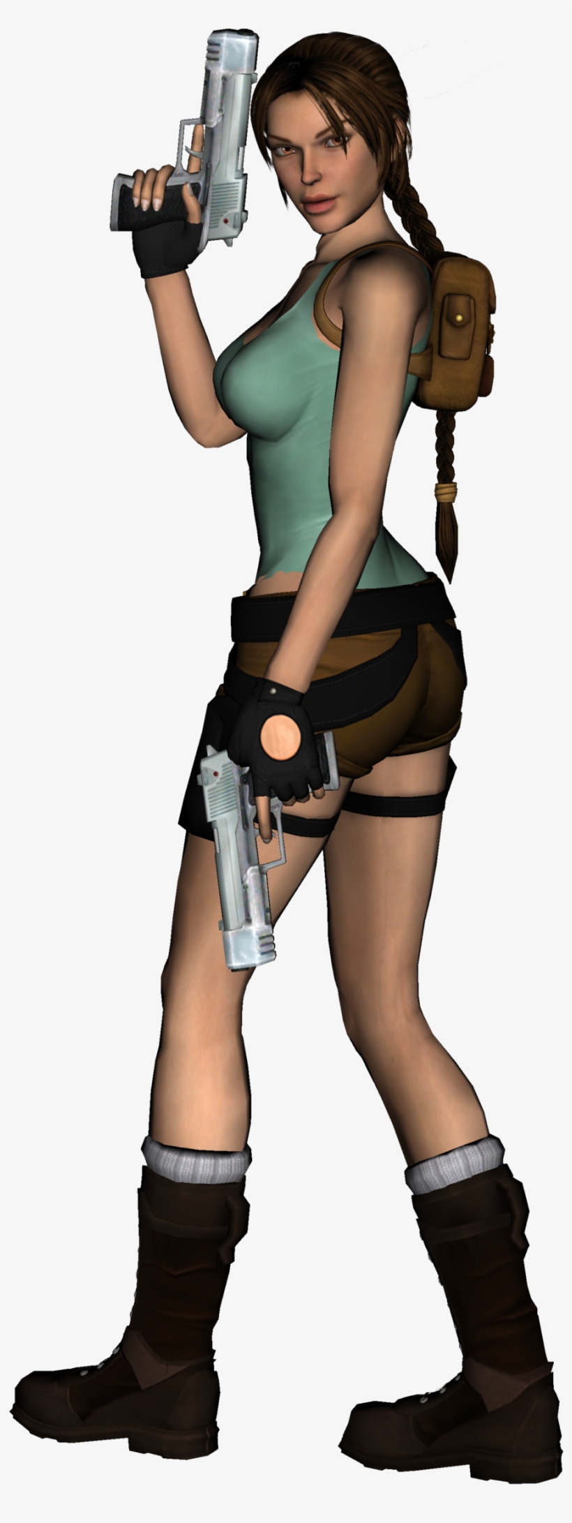 Lara Croft Png - Lara Croft White Background, transparent png download