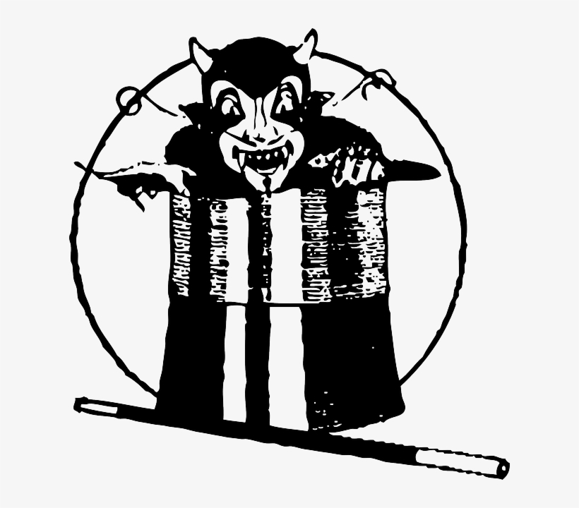 Top, Outline, Hat, Devil, Graduation, Evil, Satan - Chocolate M. Johnson Calling Card Skateboard Deck 8.125, transparent png download