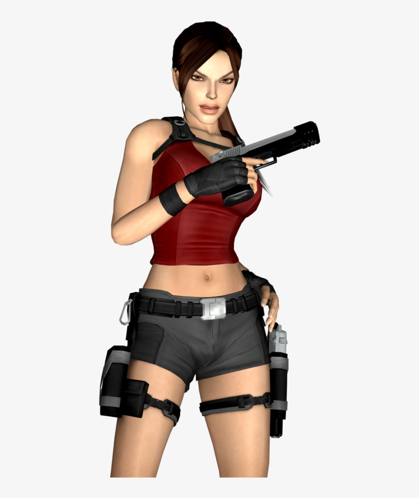 Lara Croft - Lara Croft Art Transparent Background, transparent png download