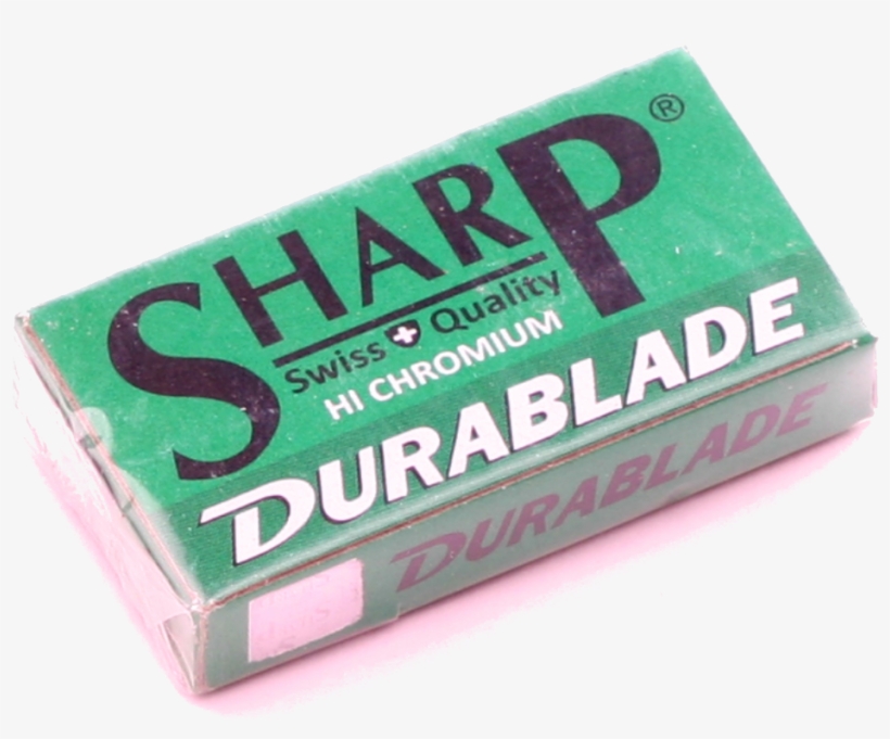10 Sharp Double Edge Razor Blades - Sharp Stainless Blades By Sharp (10 Blades), transparent png download