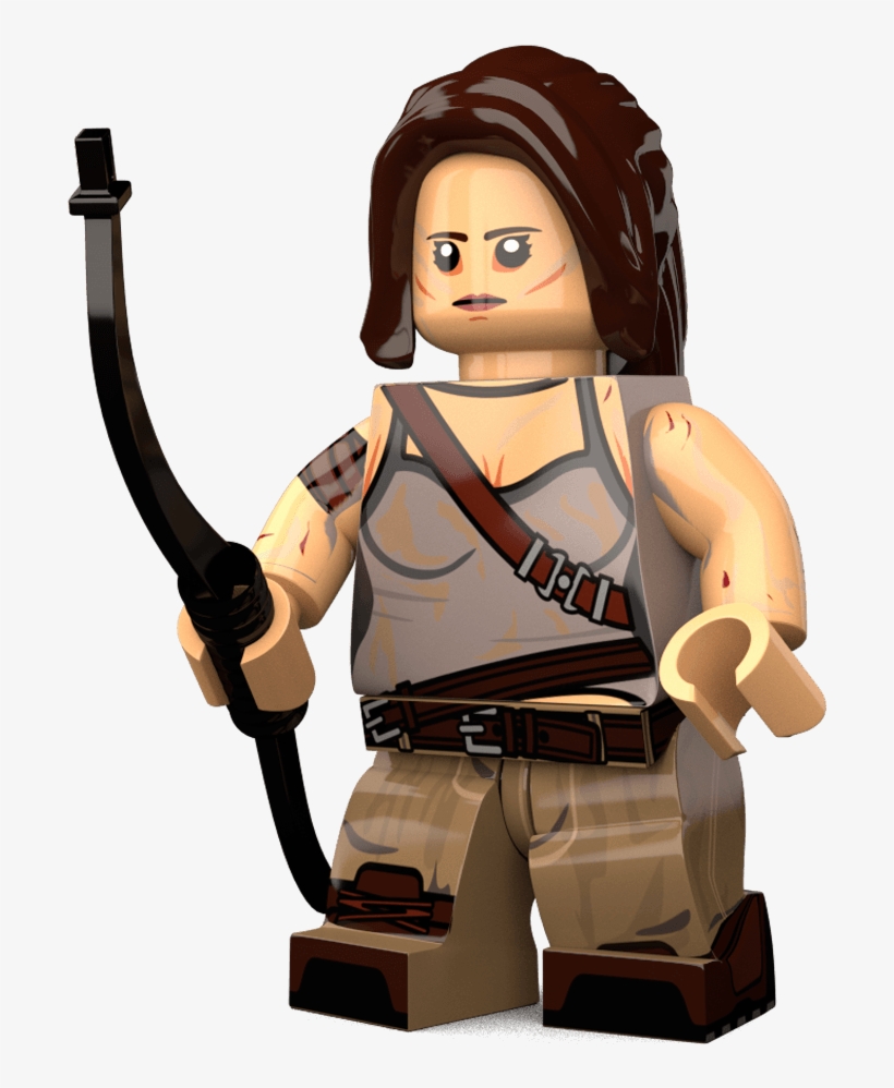 Lara Croft - Lara Croft Lego Minifigure, transparent png download
