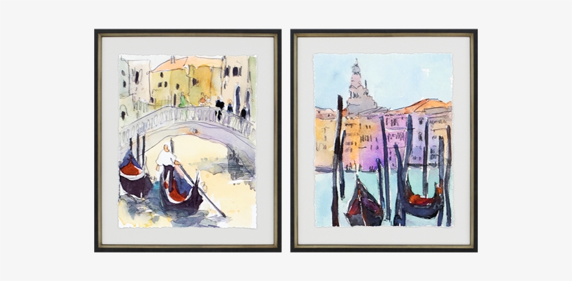 Venice Ii Pk/2 - Samuel Dixon Canvas Prints - Venice Plein Air Iv, transparent png download