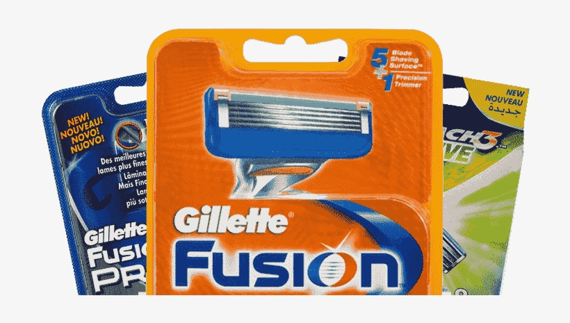 Men's Razor Blades - Gillette Fusion 4, transparent png download