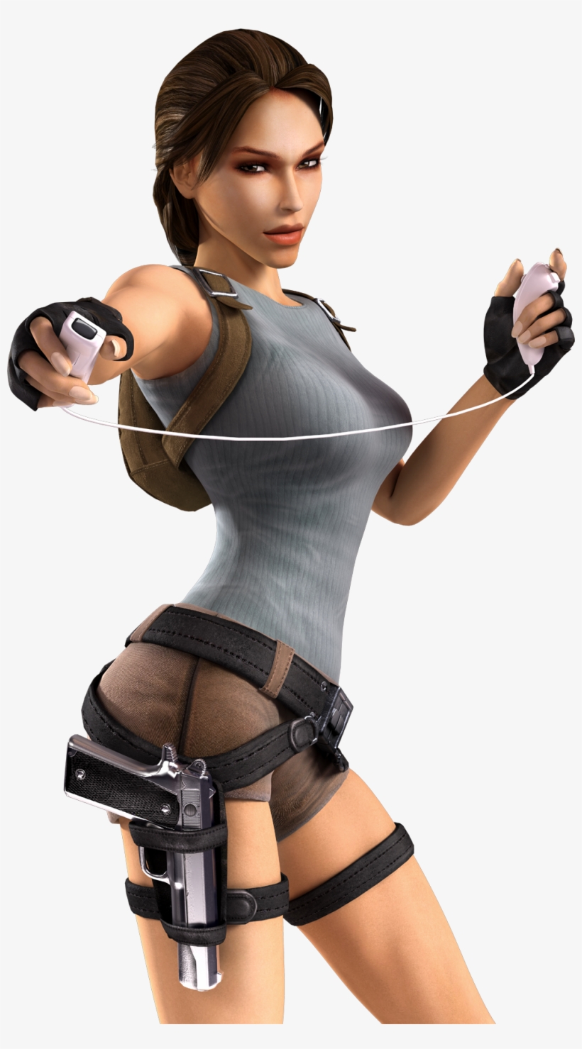 By The Way, If Anyone Is Interested In The Transparent - Lara Croft Tomb Raider Anniversary [wii Game], transparent png download
