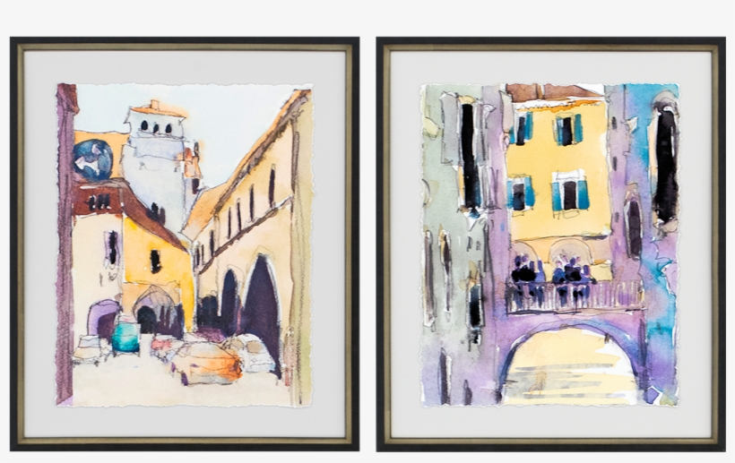 Venice I - Icanvas Venice Plein Air I Art By Samuel Dixon Canvas, transparent png download