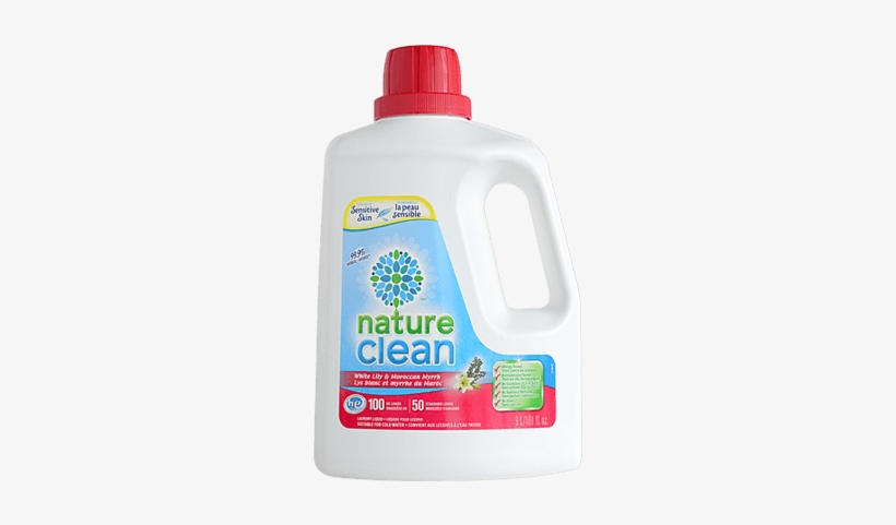 White Lily & Moroccan Myrrh - Nature Clean Automatic Dishwasher Gel, transparent png download