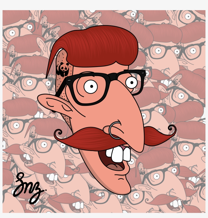 Hipster Nigel - Hipster, transparent png download