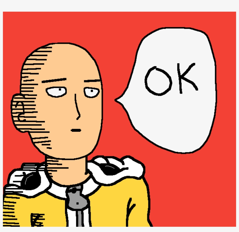 Saitama ´´ok´´ - Saitama, transparent png download
