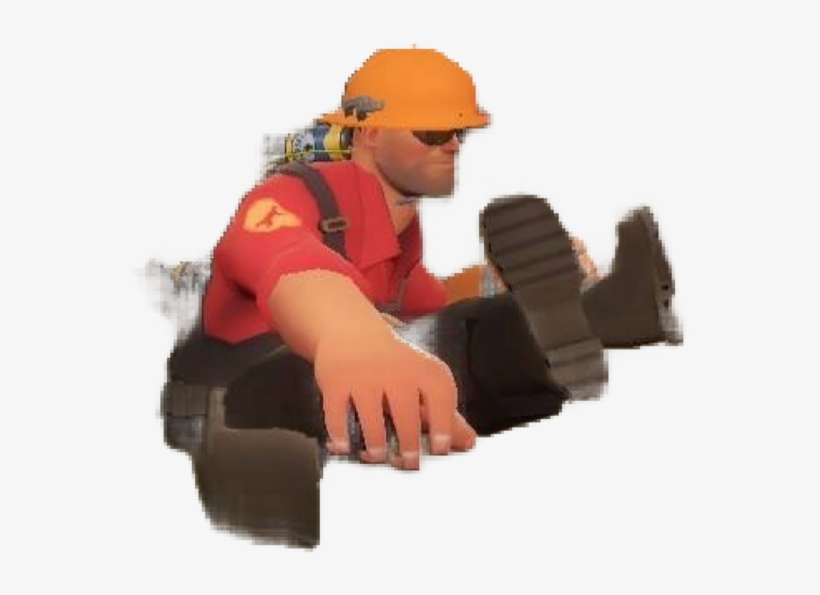 Jumping Engineer Png - Sitting, transparent png download